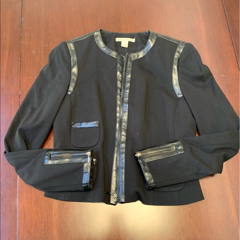 Kenneth Cole New York black moto jacket, 2